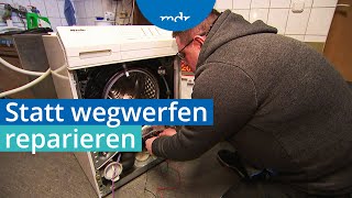 Reparieren statt neu kaufen Eine zweite Chance für Elektrogeräte  MDR um 4  MDR [upl. by Desma]