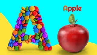 ABC Phonics Song  Toddlers learning video A for Apple ABC Song Nursery Rhymes Alphabet Song [upl. by Woodhead782]