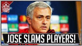 MOURINHO Slams Man Utd Players Man Utd News [upl. by Baxter640]