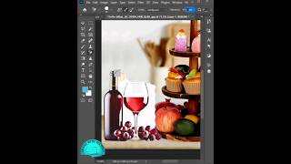 Transparent Glass in Photoshop  Background Eraser Tool in Photoshop shortvideo photoshop [upl. by Hola]