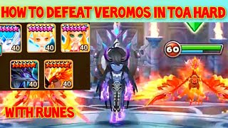 How To Defeat Veromos In TOA Hard  Summoners War [upl. by Adaner895]