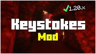 How To Install KeyStrokes Mod in Minecraft 1206 2024 [upl. by Niwle]