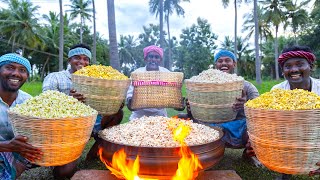 POPCORN  Spicy Butter Popcorn Recipe Cooking In Village  Home Made Easy Popcorn Snack Recipe [upl. by Sirrot]