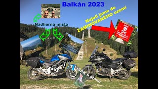 Mototrip Balkán 2023 ChorvatskoČerná horaBosna a HarcegovinaAlbánieŘeckoSev Makedonie Kosovo [upl. by Erminie]