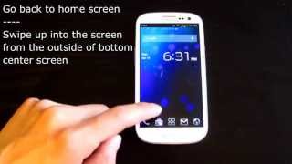 Swipe Home Button Three Swipe Gesture For Your Android [upl. by Nenney]