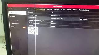 HIK VISION CONFIGURING PLATFORM ACCESS ONLINE [upl. by Nady]