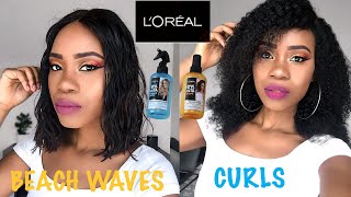 L’ORÉAL PARIS Stylista How To Do Perfect Curls amp Beach Wavy Hair [upl. by Einaoj]