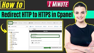 How to redirect http to https in cpanel [upl. by Wisnicki694]