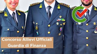 Concorso Allievi Ufficiali Guardia di Finanza 2023 – 69 posti – Anche per civili diplomati [upl. by Nonohcle]