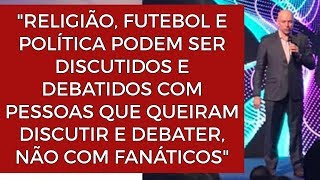 LEANDRO KARNAL quotReligião futebol e política podem ser discutidos e debatidos [upl. by Fallon9]