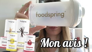 MON AVIS SUR LES PRODUITS FOODSPRING [upl. by Marlette]