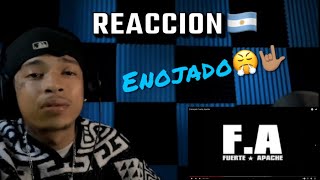 REACCION A FA  Enojado  SholoGG [upl. by Iclek]