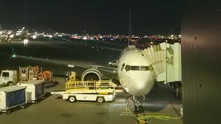 Flair Airlines F8638 YEGYYZ Cruise Red Eyes Flight Approach and Landing in Toronto Pearson [upl. by Lauraine]