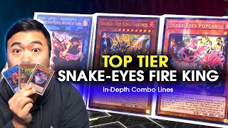 Top Tier  SnakeEyes Fire King  InDepth Profile  Combo Lines amp Eating Droll [upl. by Nathalie]