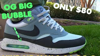 Air Max 1 86 BIG BUBBLE REVIEW On Foot Unboxing S5 EP5 4K airmax [upl. by Melli]