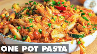 One Pot Vegetable Pasta  Quick amp Easy [upl. by Tamis936]