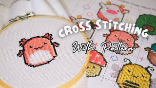 Cross Stitch Tutorial  Learning To Follow A Cross Stich Pattern  Tips and Tricks [upl. by Ssew]