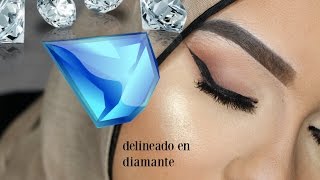 Delineado Diamante  Delineado Parpado caido [upl. by Nylarej]