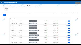 Plataforma web para determinación productos farmacéuticos para el indicador de disponibilidad 2025 [upl. by Ennaer]