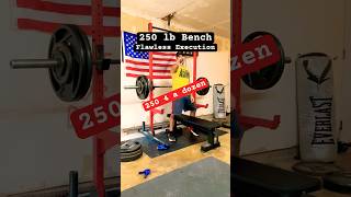 250 lb Bench Press Perfection Textbook Style [upl. by Yesnik]