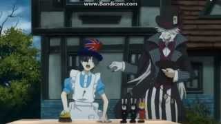 Ciel in WonderlandMad Hatter SceneEng Dub [upl. by Hpeosj]