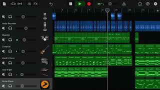 Sample Beat on GarageBand IOS [upl. by Carmelita148]