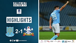 Match Highlights I Ballymena United 21 Ballymacash Rangers I County Antrim Shield [upl. by Amadus]