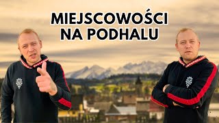 Miejscowości na Podhalu [upl. by Erdnaed701]