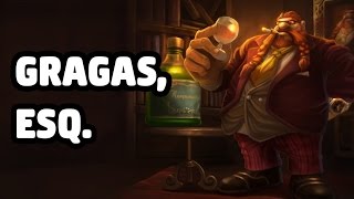 GRAGAS ESQ SKIN SPOTLIGHT  LEAGUE OF LEGENDS [upl. by Keary]