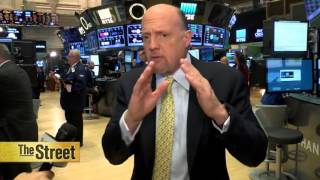 Jim Cramer Is Watching Amazon Alphabet and Microsoft [upl. by Aicenek]