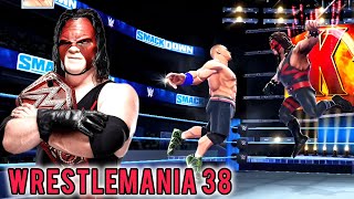 Kane VS John Cena WrestleMania 38 CROWN JAWALI FULL TITLE MATCH WWE MATCH ANDROID GAMEPLAY 4K60FPS [upl. by Utley122]