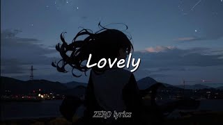 Billie Eilish Khalid  Lovely Lyrics [upl. by Richelle]