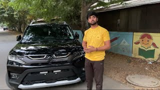 Baleno Bechke ले आये New Vitara Brezza CNG🔥Black Vitara Brezza 2023 Ownership Review [upl. by Aenneea666]