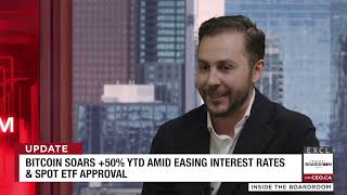 Bitcoin Soars 50 YTD Amid Easing Interest Rates amp Spot ETF Approval [upl. by Oinafipe]