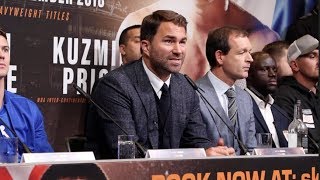 ANTHONY JOSHUA v ALEXANDER POVETKIN  FULL UNDERCARD PRESS CONFERENCE  PRICEKUZMIN  ASKINOKOLIE [upl. by Ahsahs82]