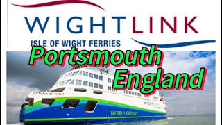 Wightlink Ferries Portsmouth England [upl. by Calmas]