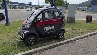 GIO AllSeason Enclosed Mobility Scooter Car [upl. by Alphard]