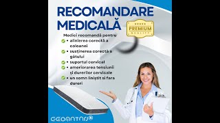 Perna Ortopedica Spuma Memorie Suport Ergonomic Alinierea Cervicala Material Hipoalergenic [upl. by Cire631]