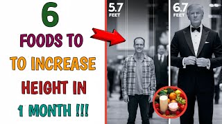 How To Increase Height In 1 Month  6 Foods To Increase Height Just In 1 Month [upl. by Patrizius]