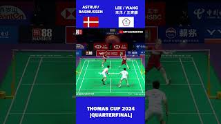 Thomas Cup 2024  ASTRUP RASMUSSEN vs LEE  WANG 李洋  王齊麟 [upl. by Jepum367]