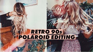 How to Polaroid Retro 90s Editing for Instagram  How to Make Your Photos Stand Out 📸 [upl. by Asaret]