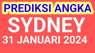 PREDIKSI ANGKA MAIN SYDNEY HARI INIBOCORAN SDY 31 JANUARI 2024 [upl. by Helman]