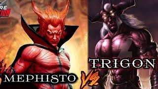 TRIGON  DC VS MEPHISTO  MCUWHO WILL WIN IN HINDI  Ellite comics and games battles [upl. by Bob]