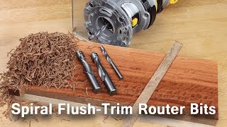 Why SolidCarbide Spiral FlushTrim Router Bits Yield Better Results [upl. by Ecnal530]