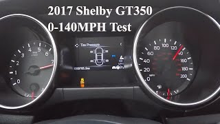 2017 Shelby GT350 060 Test [upl. by Rod]