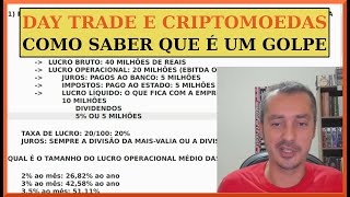 DAY TRADE E CRIPTOMOEDAS  Como identificar golpes financeiros EP 190 [upl. by Fording]