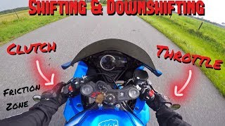 How To Ride a Motorcycle Part 2  Shifting amp Downshifting [upl. by Ayikur]