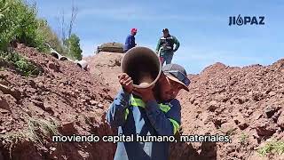 Construye JIAPAZ línea de conducción de agua potable [upl. by Tnahsarp]