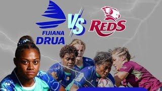 Fijiana Drua vs Queensland Reds Super W Rd 1 2024 [upl. by Bramwell377]