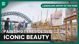 Tyneside Bridge Art  Landscape Artist of the Year  Art Documentary [upl. by Tnilf]